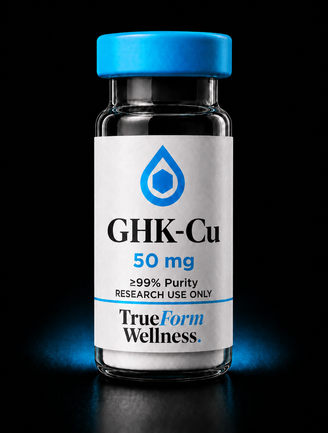 GHK-Cu 50mg Copper Peptide vial