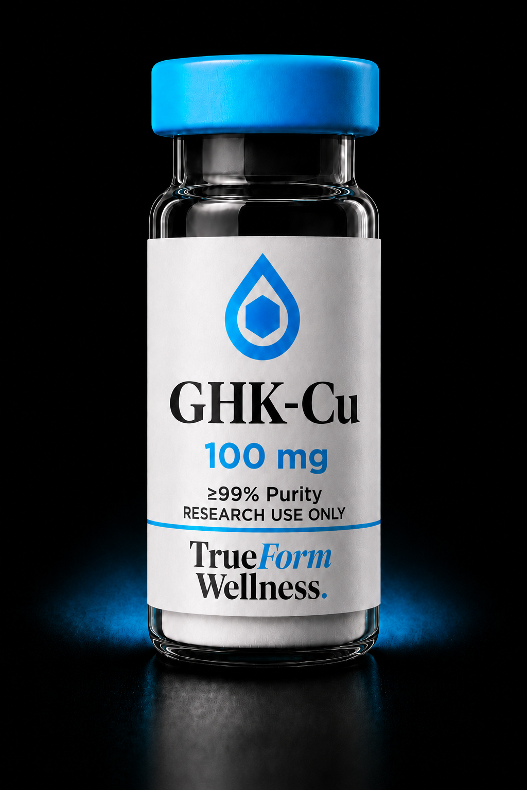 GHK-Cu 100mg Copper Peptide vial